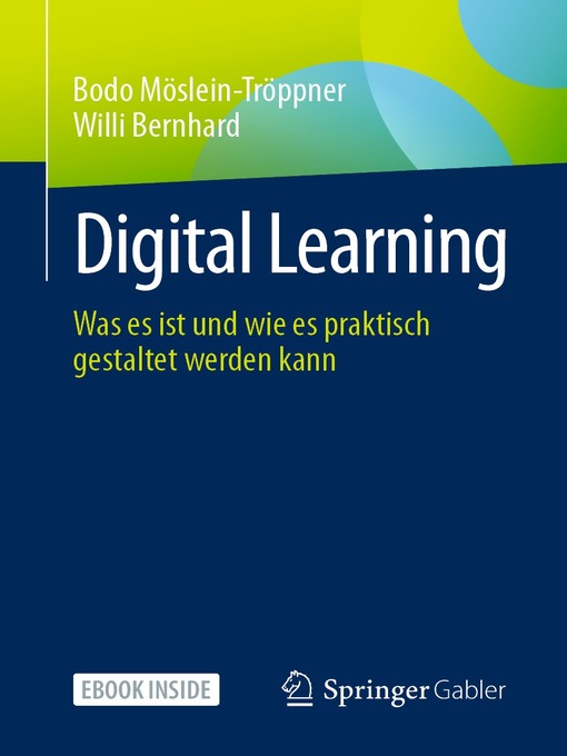 Title details for Digital Learning by Bodo Möslein-Tröppner - Available